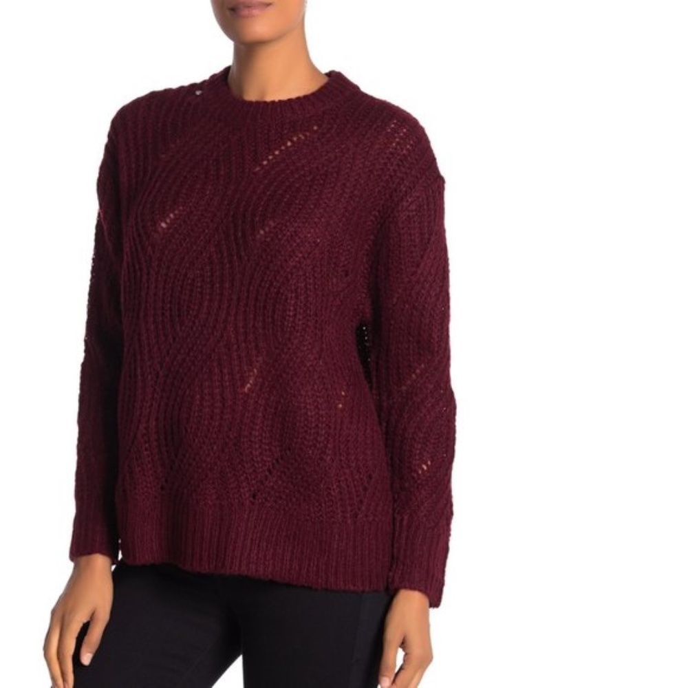 RXB Cable Knit Pullover Sweater